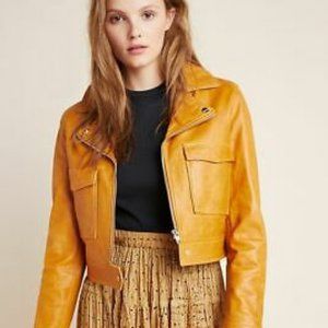 LaMarque Paloma Cropped Leather Jacket